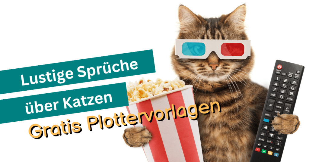 Lustige Spüche üer Katzen. Gratis Plottervorlagen. SVG DXF PNG PDF. Famafami