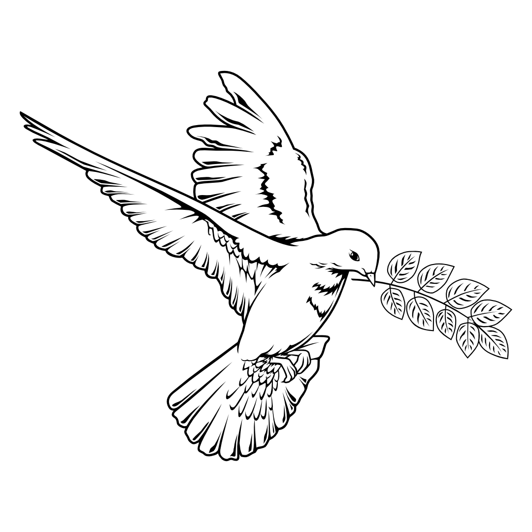 Friedenstaube – SVG | DXF | EPS | PNG | PDF