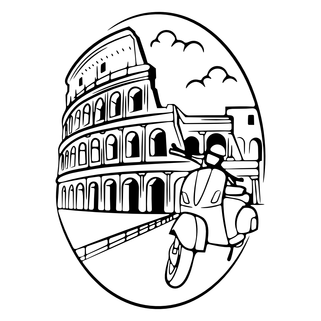 Motorroller – SVG | DXF | EPS | PNG | PDF
