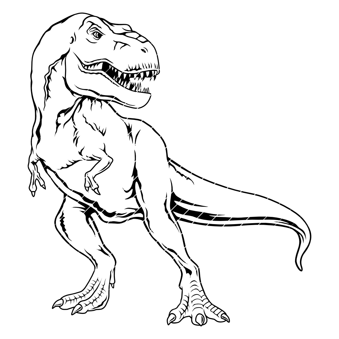 Tyrannosaurus Rex – SVG | DXF | EPS | PNG | PDF
