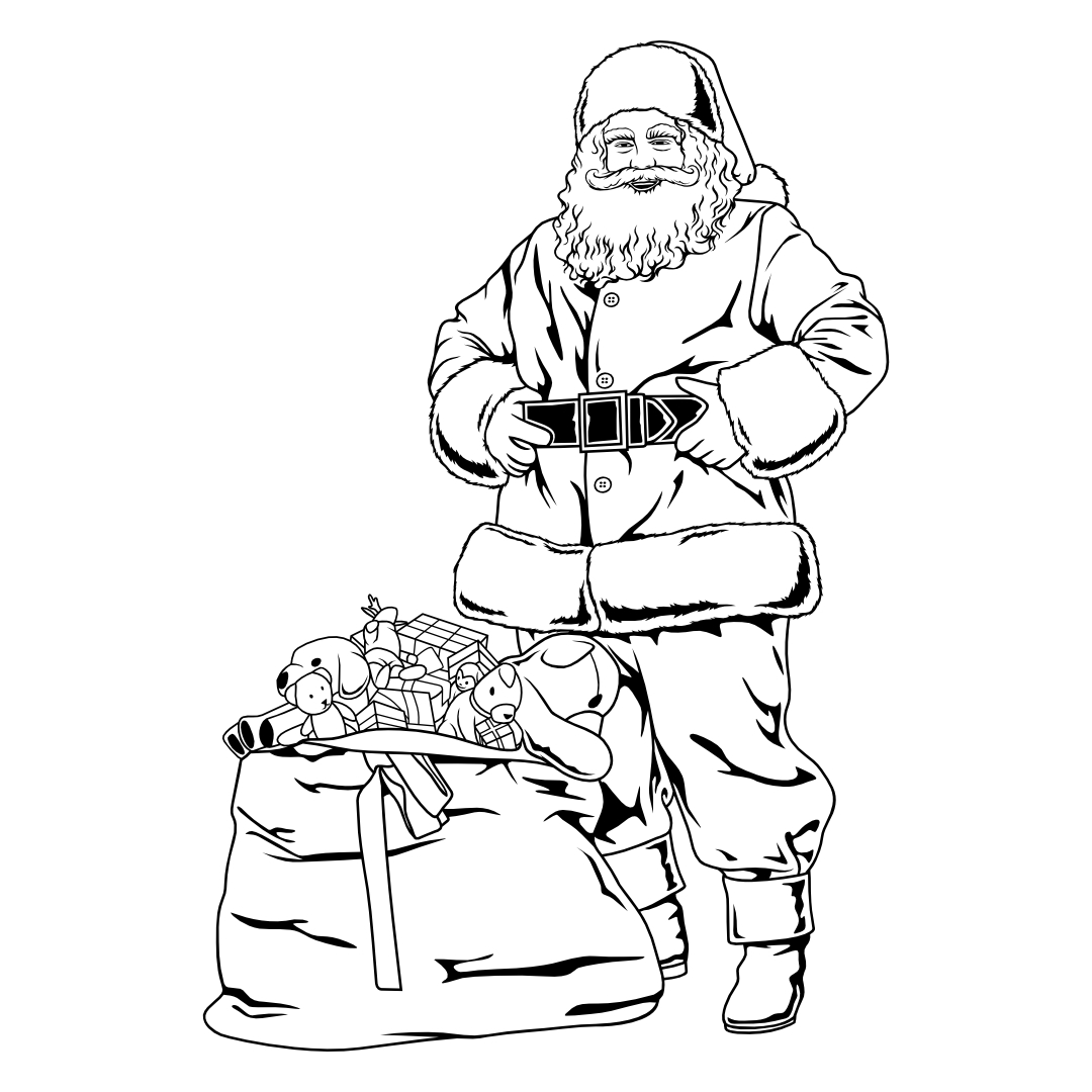 Weihnachtsmann #2 – SVG | DXF | EPS | PNG | PDF