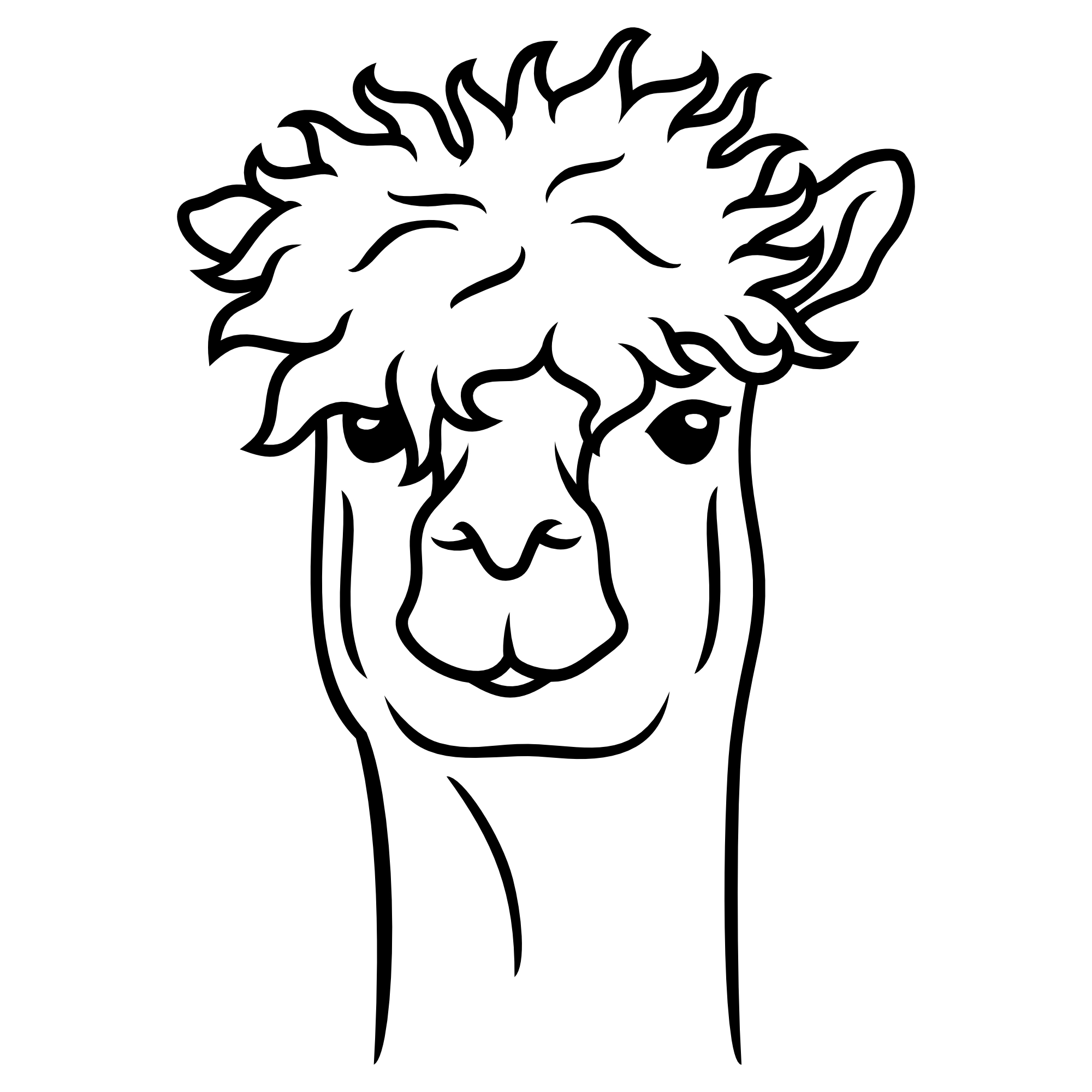 Alpaka – SVG | DXF | EPS | PNG | PDF