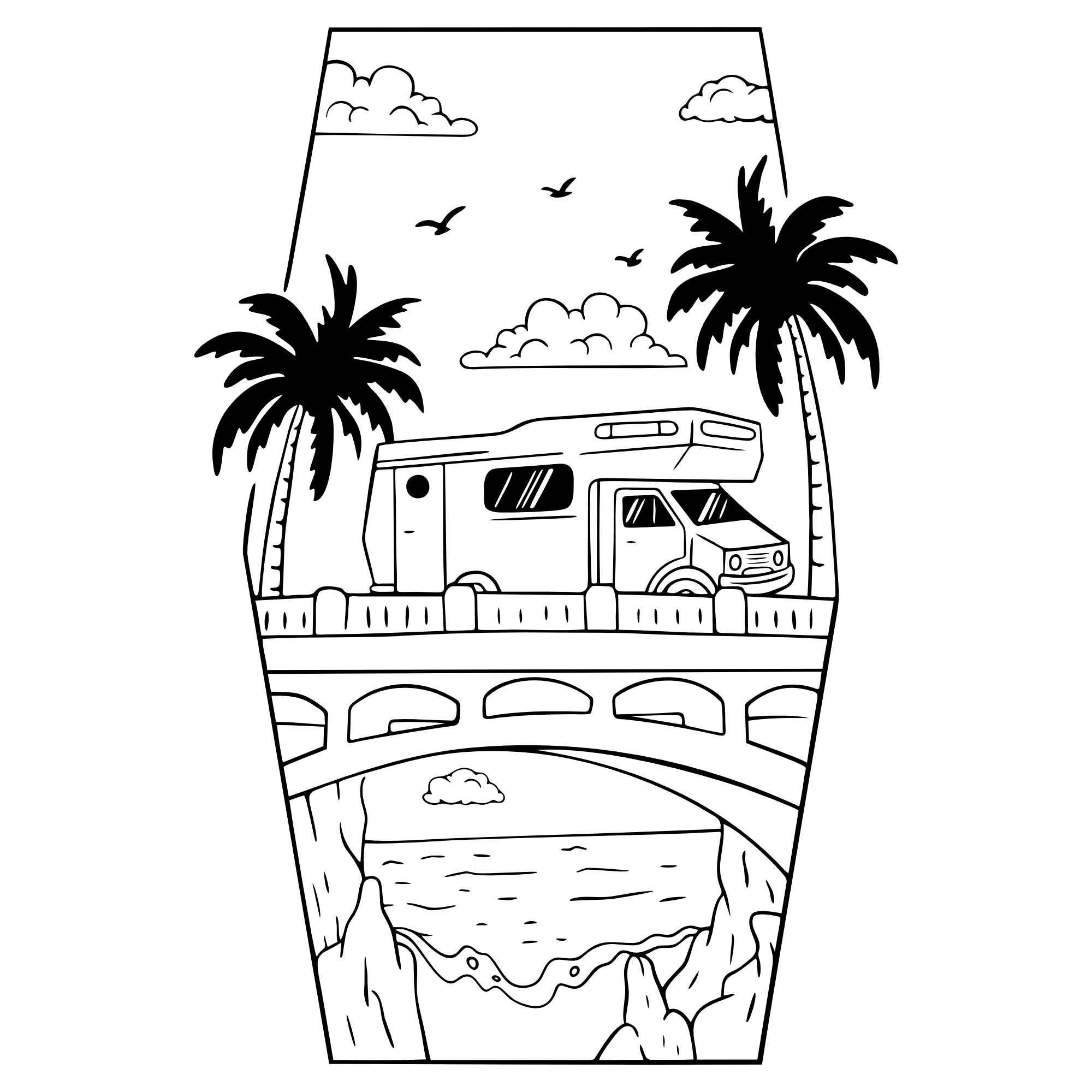 Camper #6 – SVG | DXF | EPS | PNG | PDF