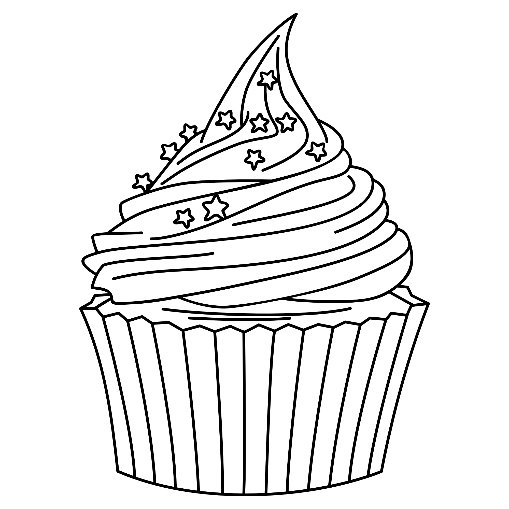 Cupcake #4 – SVG | DXF | EPS | PNG | PDF
