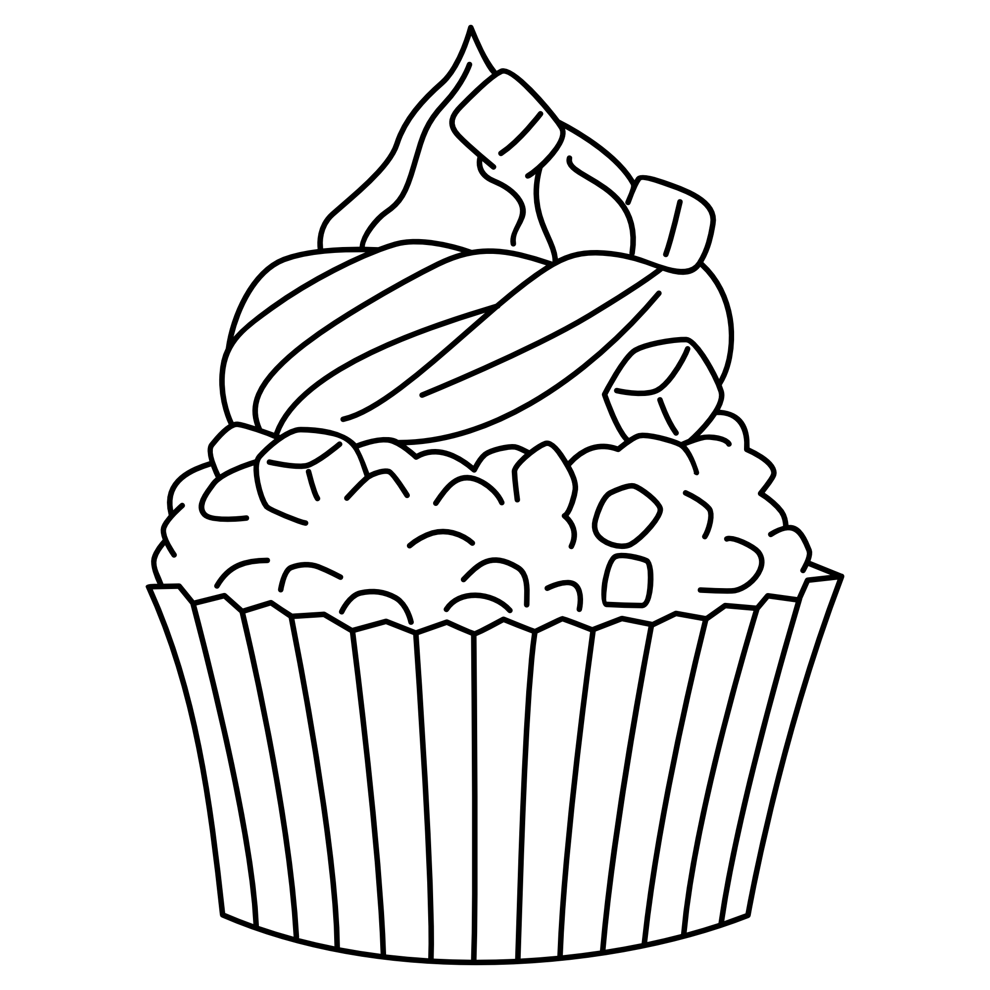 Cupcake #6 – SVG | DXF | EPS | PNG | PDF