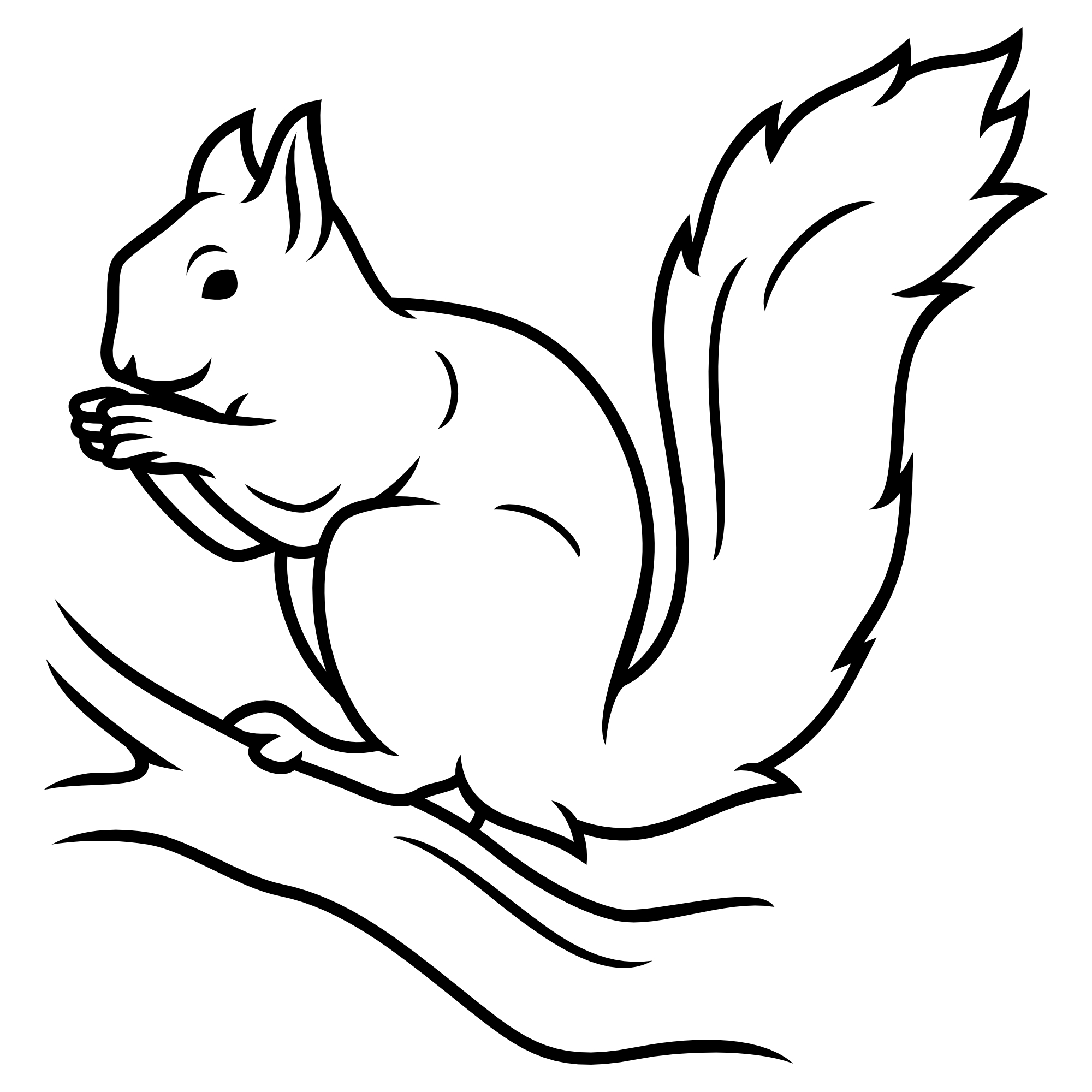 Eichhörnchen #2 – SVG | DXF | EPS | PNG | PDF