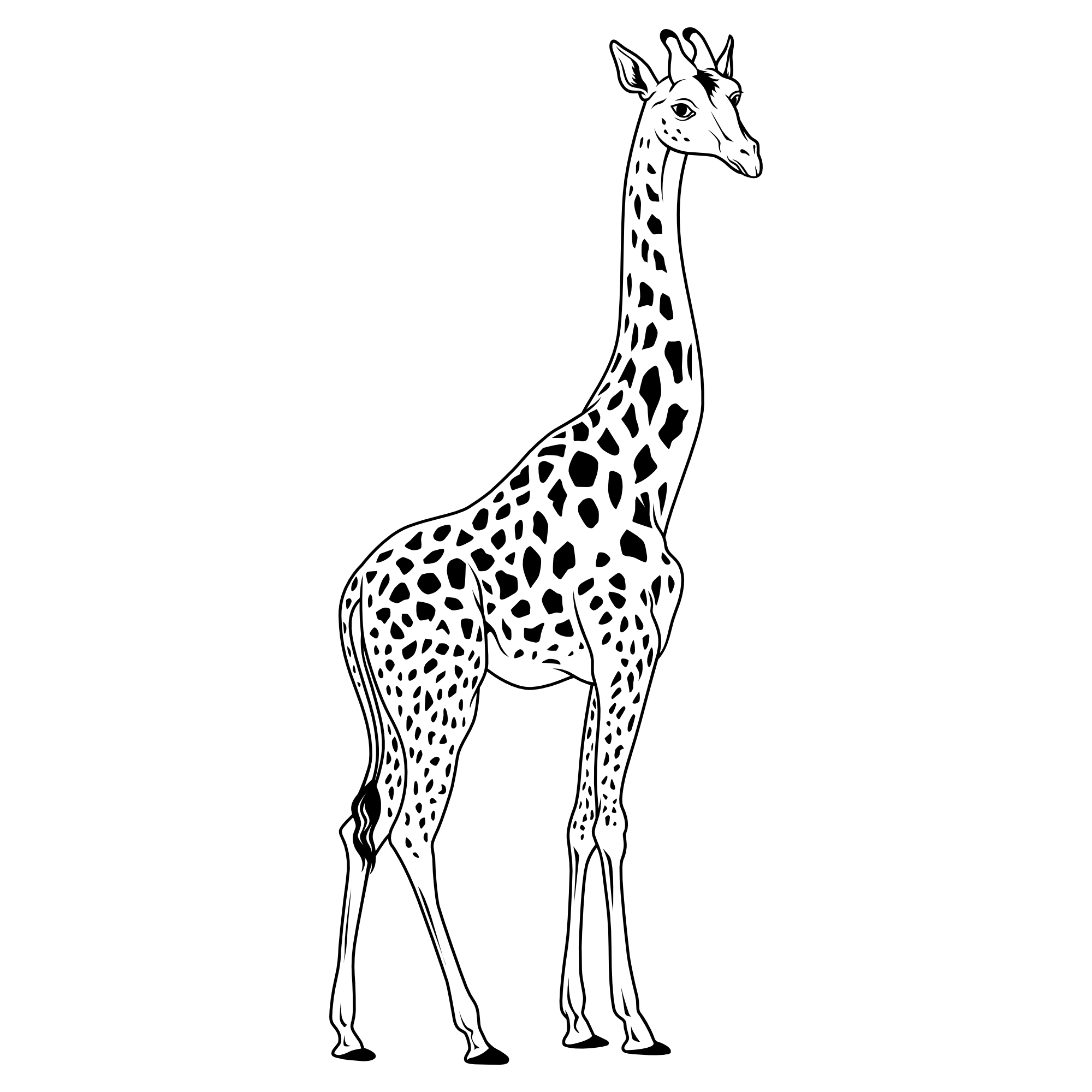 Giraffe – SVG | DXF | EPS | PNG | PDF