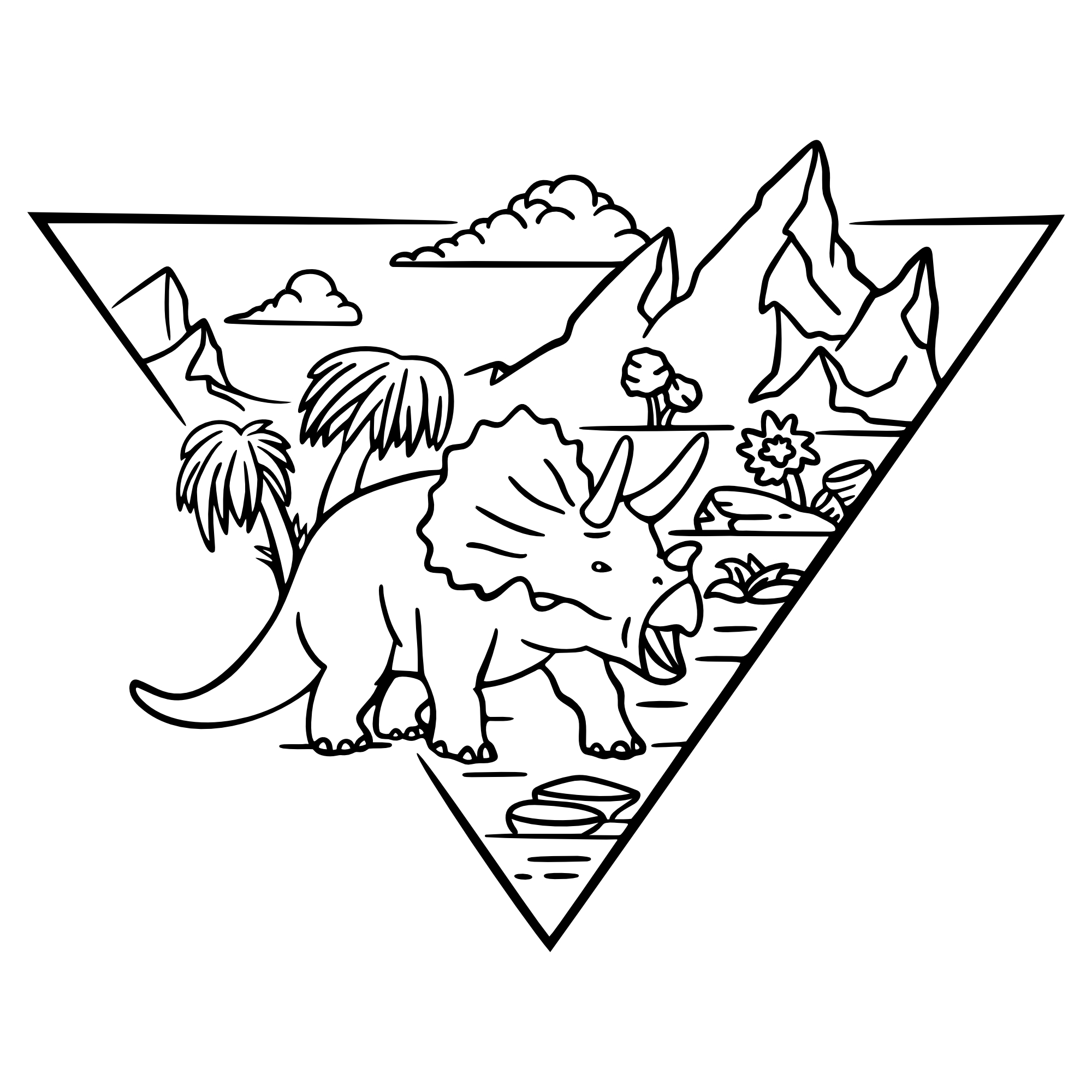 Triceraptors #2 – SVG | DXF | EPS | PNG | PDF