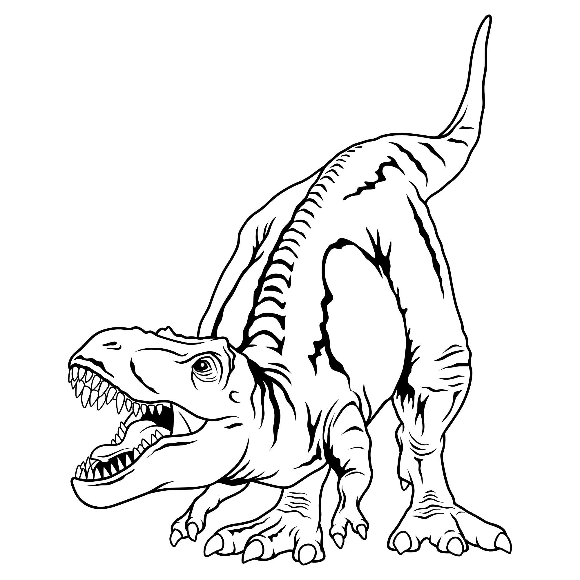 Tyrannosaurus Rex #4 – SVG | DXF | EPS | PNG | PDF
