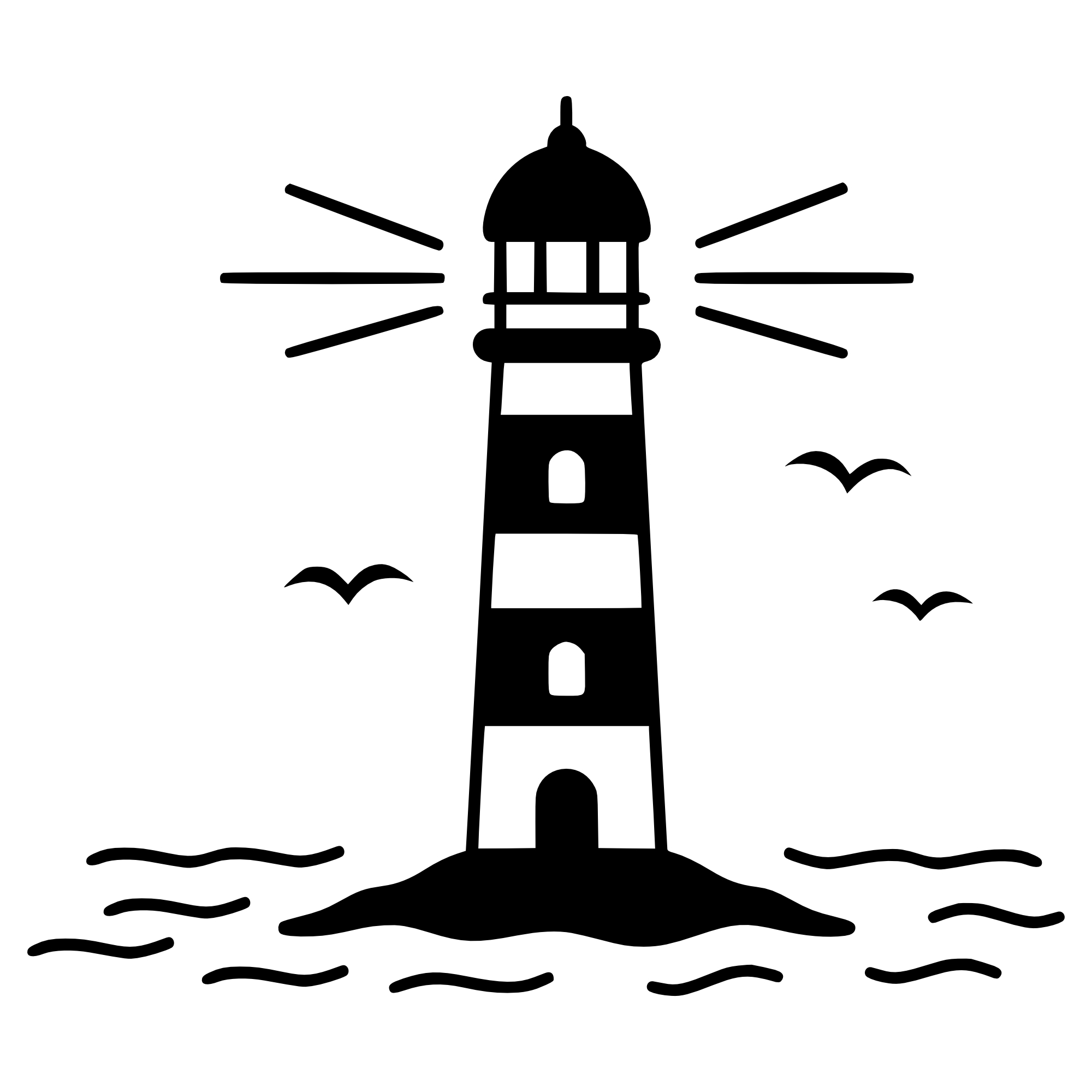 Leuchtturm #4 – SVG | DXF | EPS | PNG | PDF