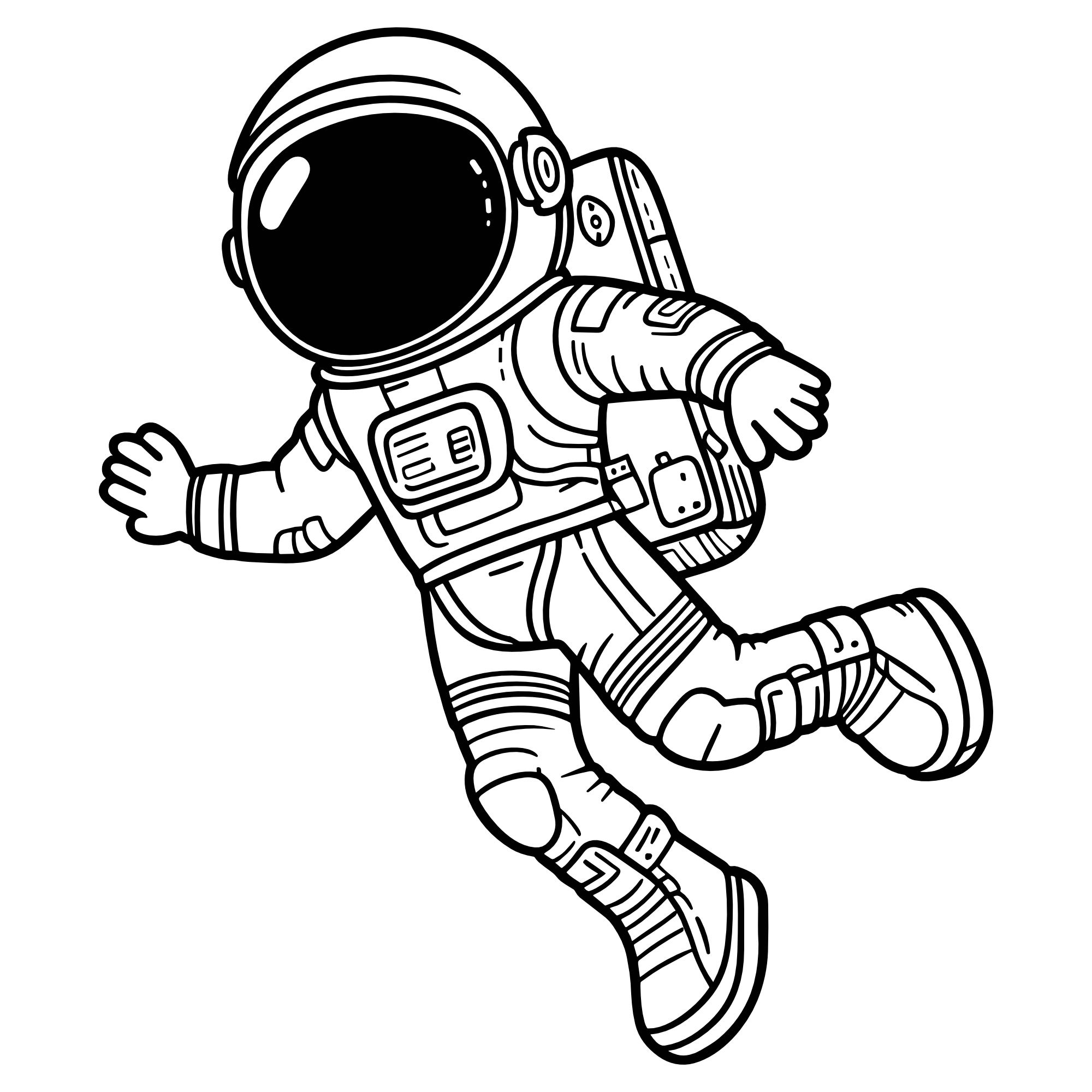 Astronaut – SVG | DXF | EPS | PNG | PDF