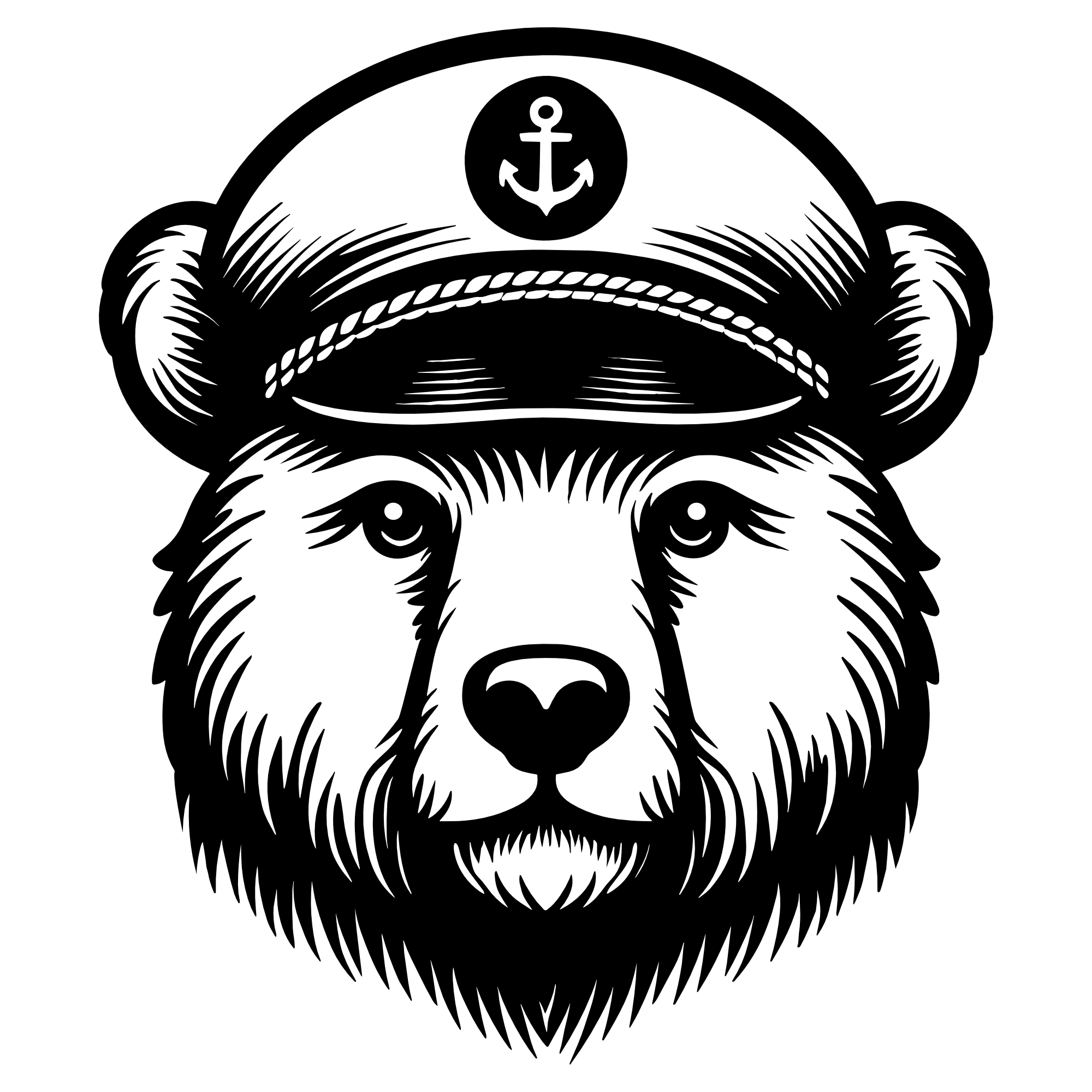 Bär Seemannsmütze – SVG | DXF | EPS | PNG | PDF