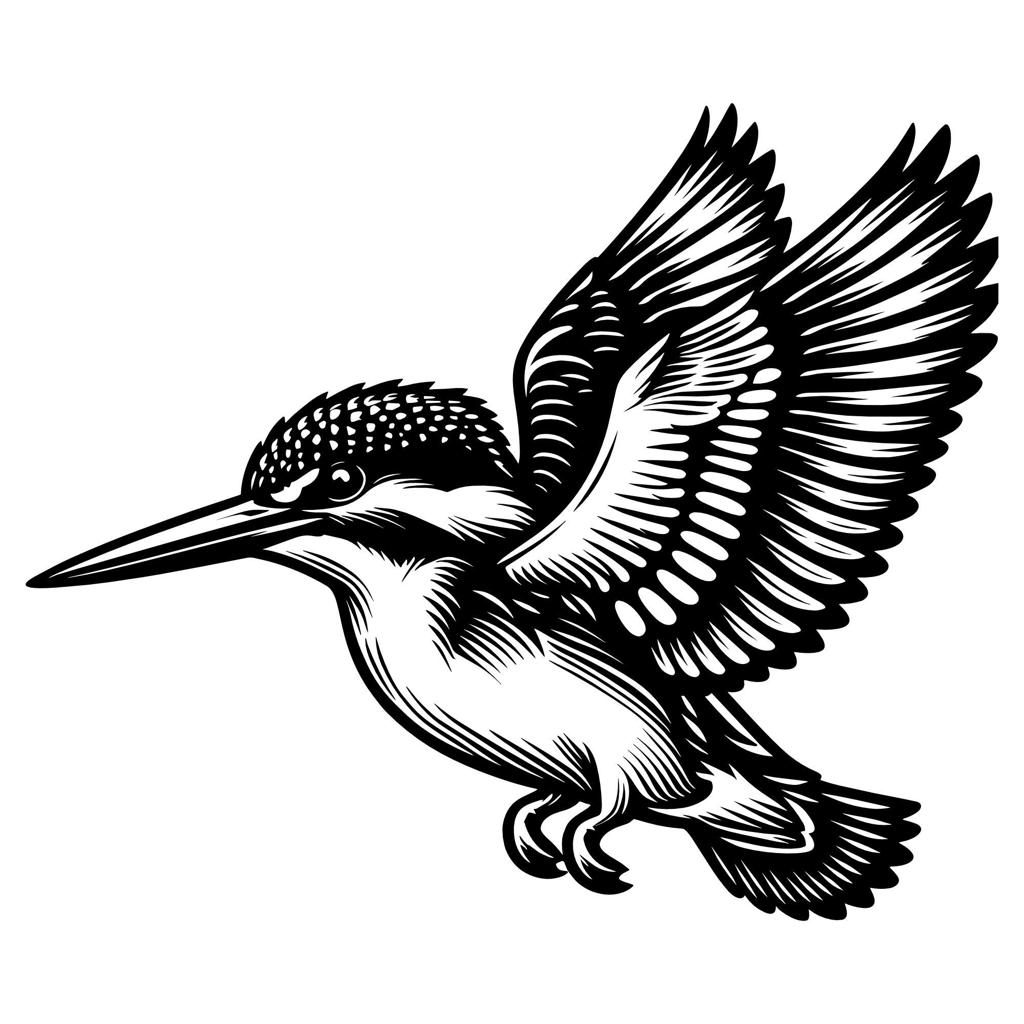 Eisvogel #2 – SVG | DXF | EPS | PNG | PDF