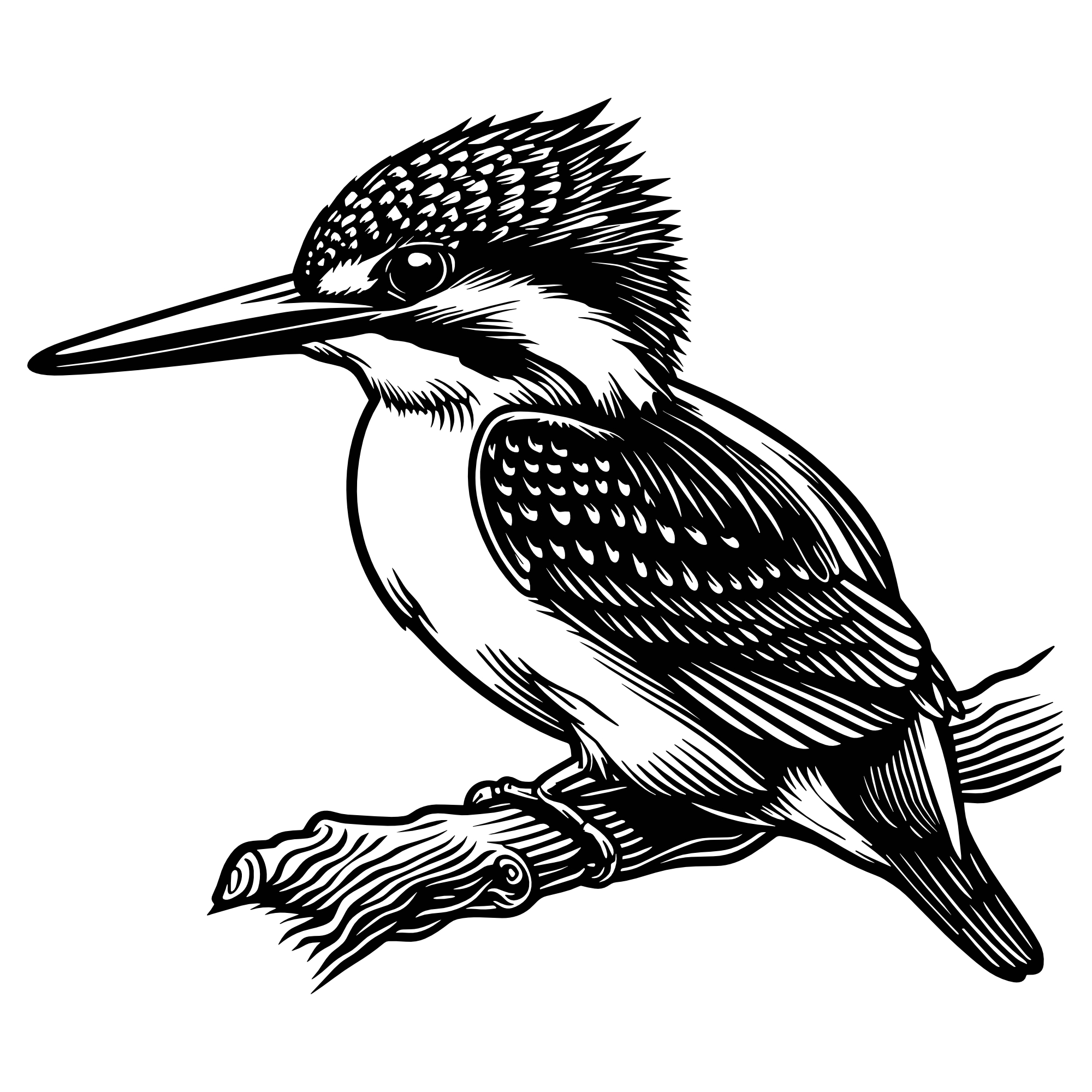 Eisvogel #3 – SVG | DXF | EPS | PNG | PDF