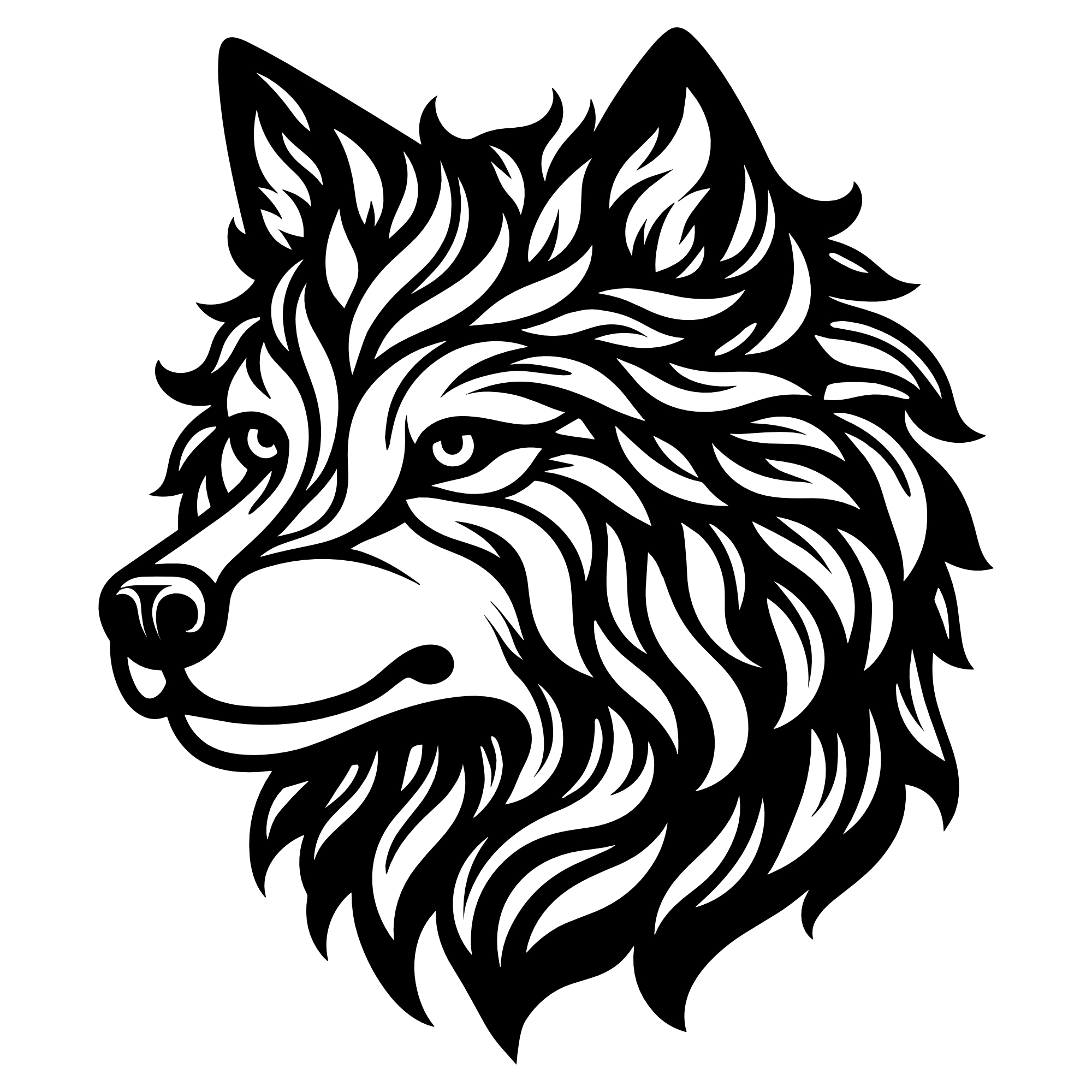 Monsterwolf – SVG | DXF | EPS | PNG | PDF