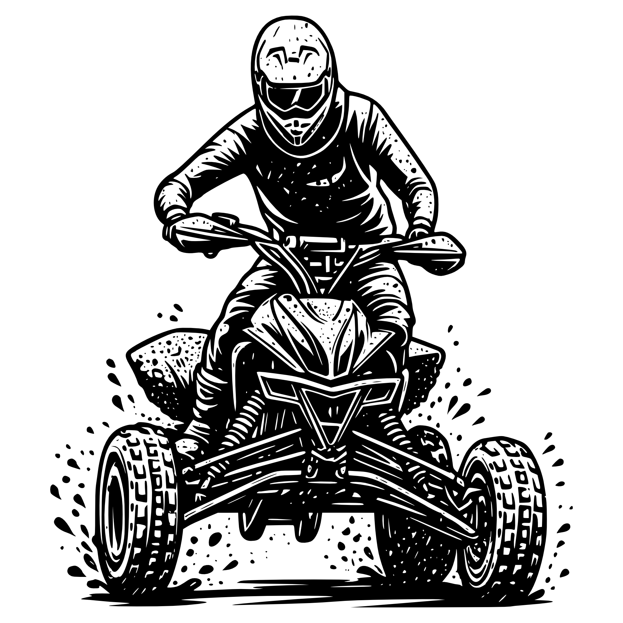 Quadfahrer #2 – SVG | DXF | EPS | PNG | PDF