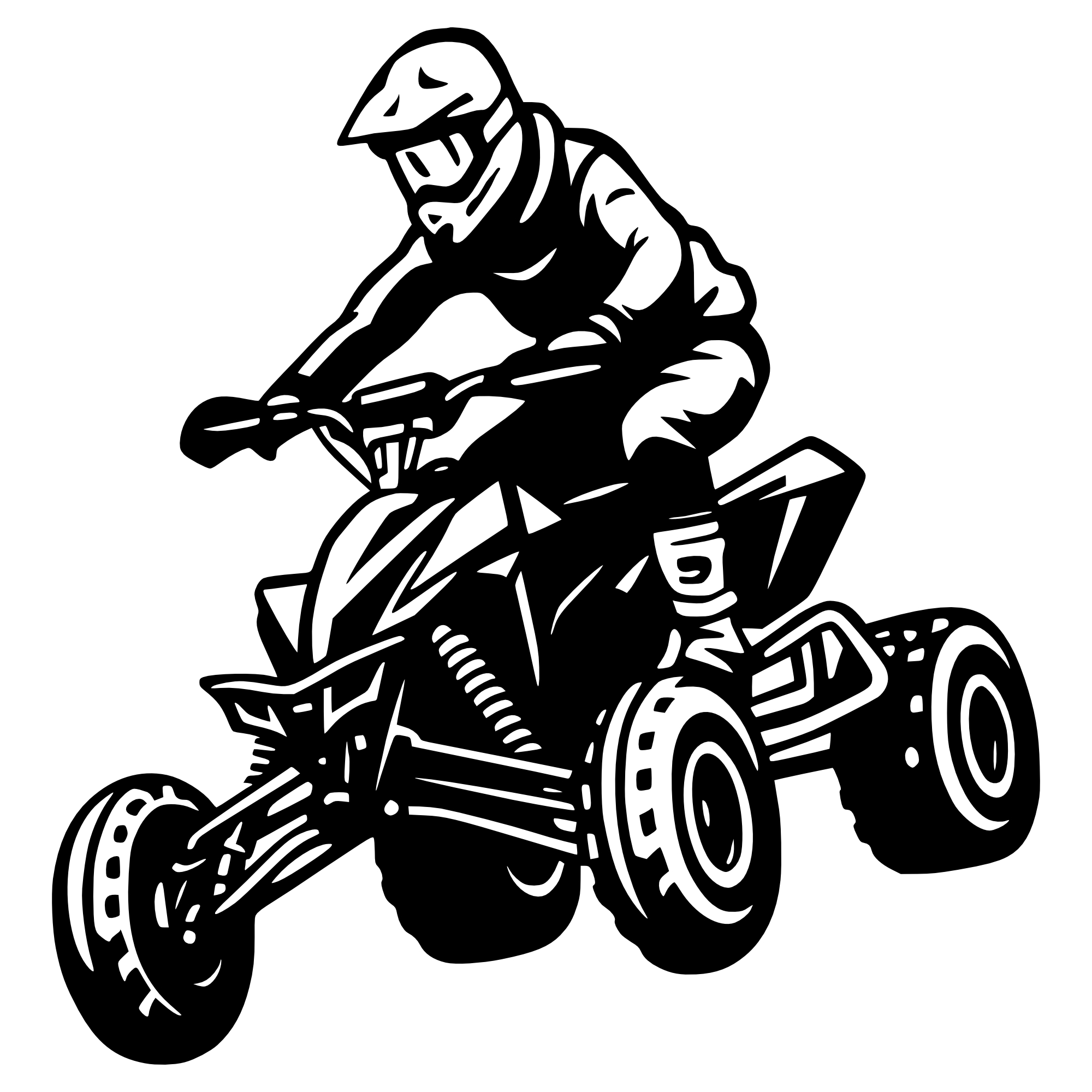 Quadfahrer – SVG | DXF | EPS | PNG | PDF