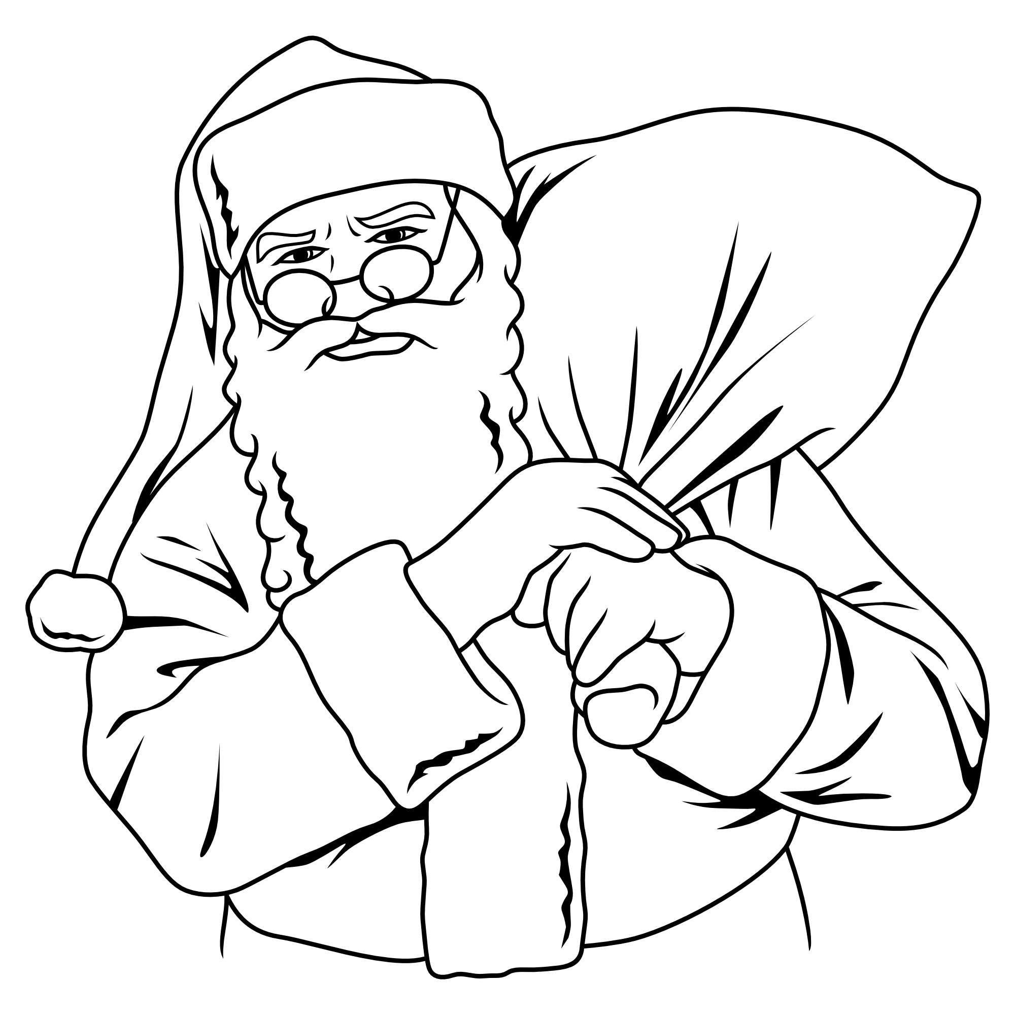 Weihnachtsmann #5 – SVG | DXF | EPS | PNG | PDF