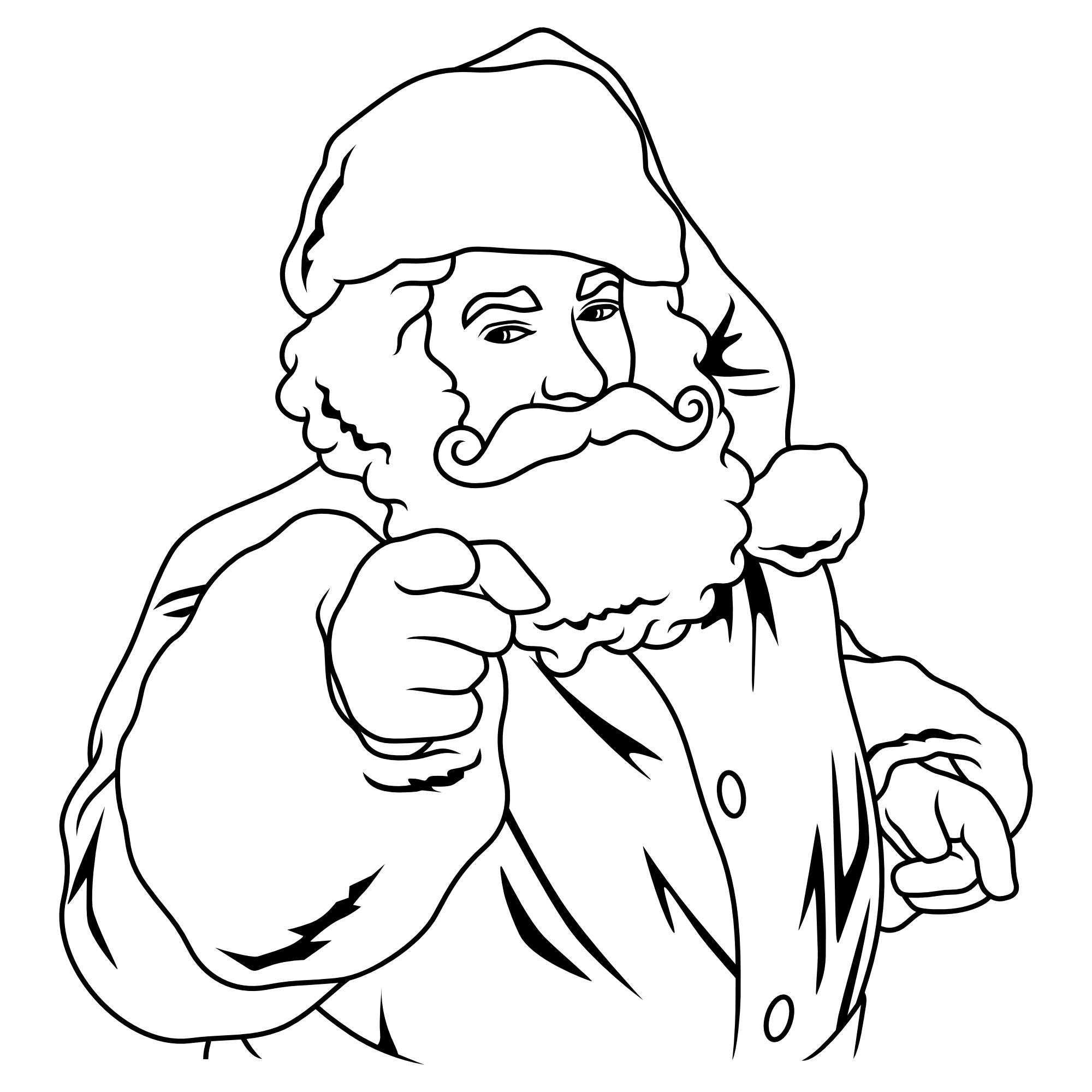 Weihnachtsmann #6 – SVG | DXF | EPS | PNG | PDF