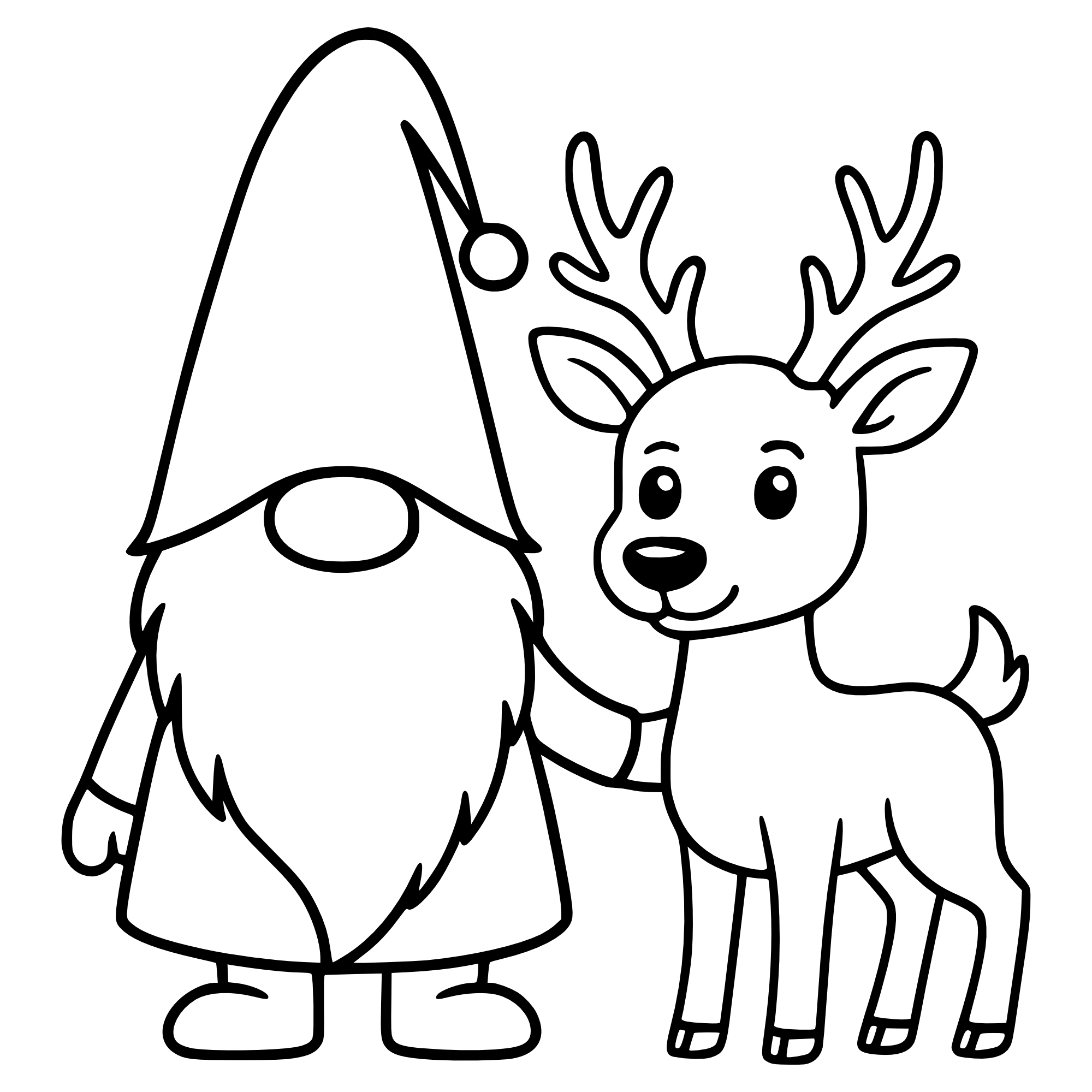 Wichtel Rentier – SVG | DXF | EPS | PNG | PDF