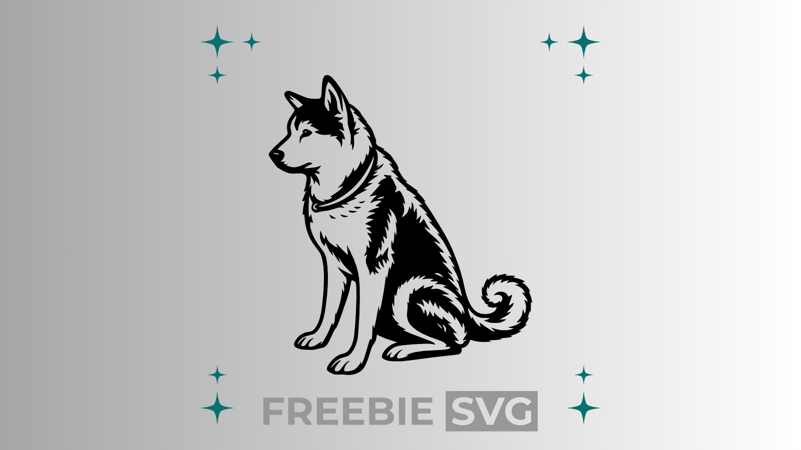 Akita Inu | Laser- & Plotterdatei | Kostenlose SVG-Datei