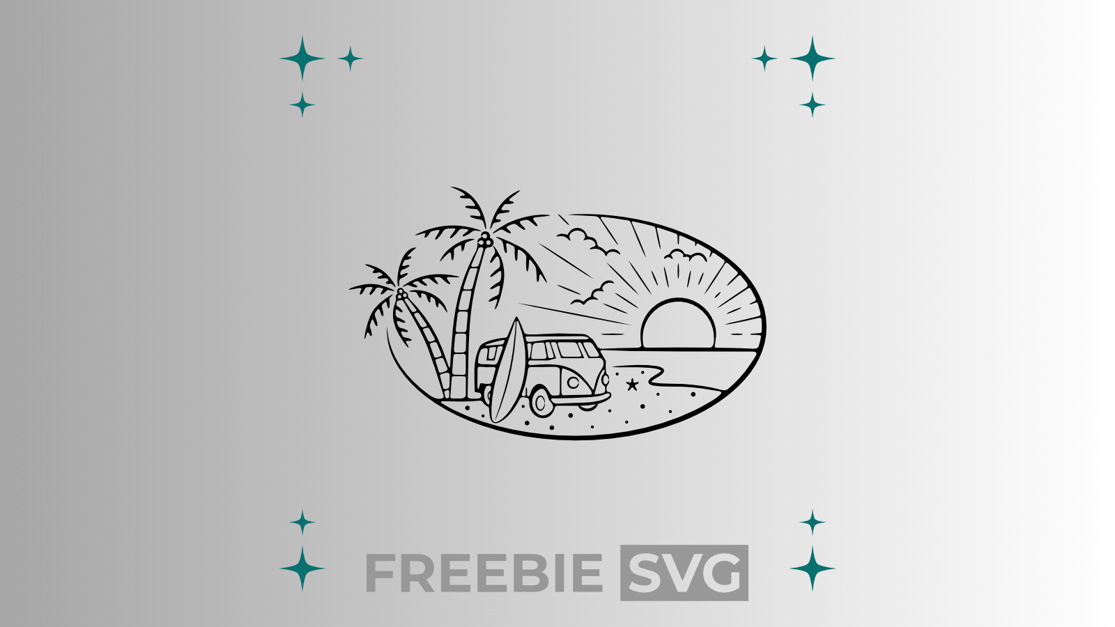 Camper #3 | Laser- & Plotterdatei | Kostenlose SVG-Datei