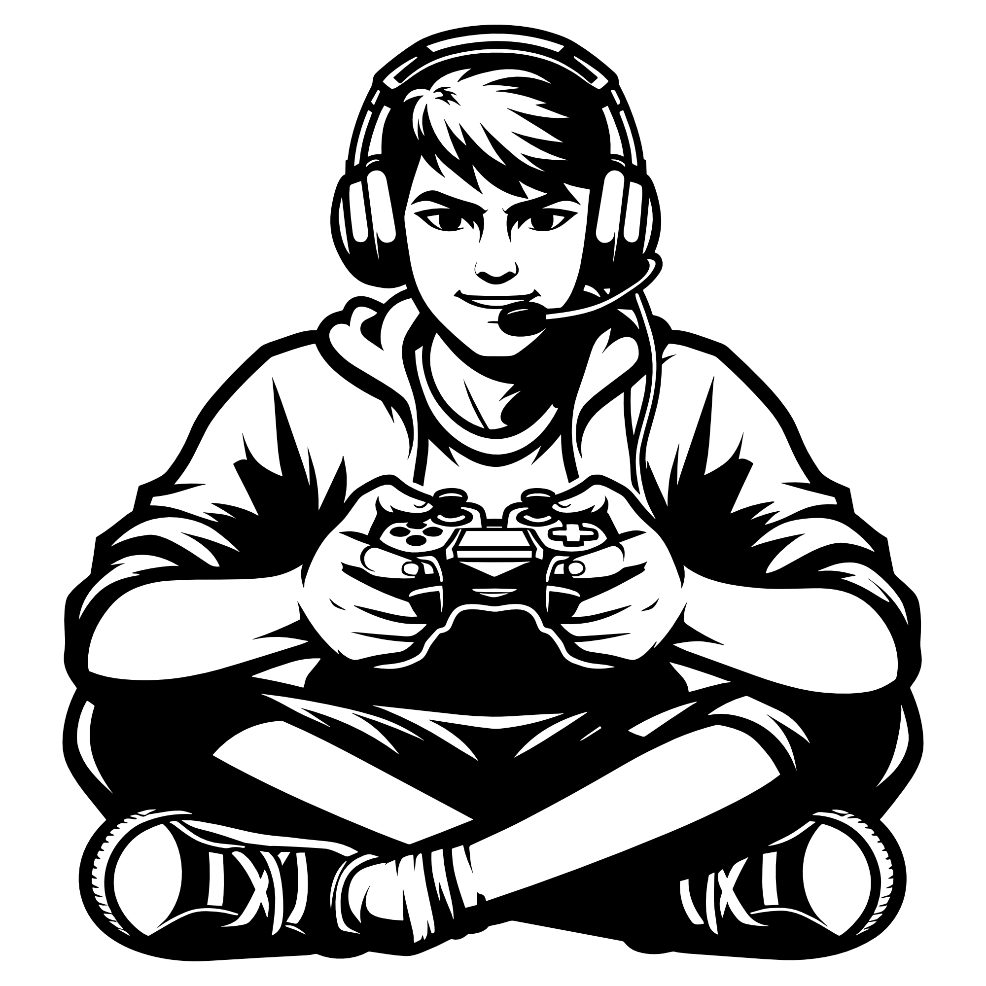 Gamer #2 – SVG | DXF | EPS | PNG | PDF