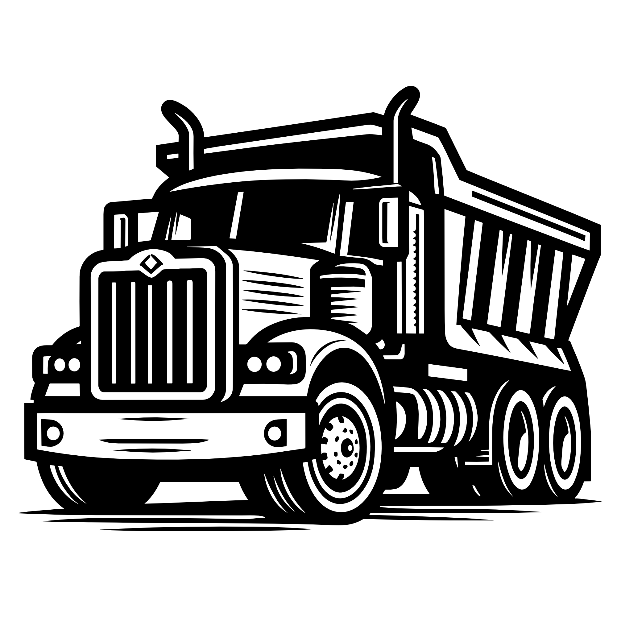 LKW Kipper – SVG | DXF | EPS | PNG | PDF