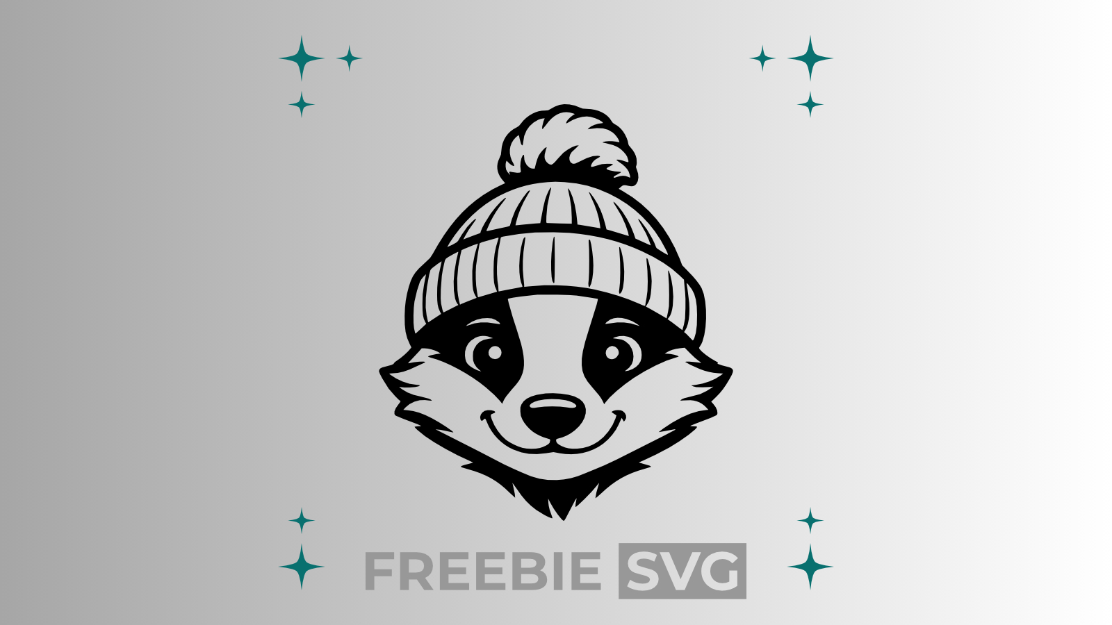 Happy Dachs Bommelmütze | Laser- & Plotterdatei | Kostenlose SVG-Datei