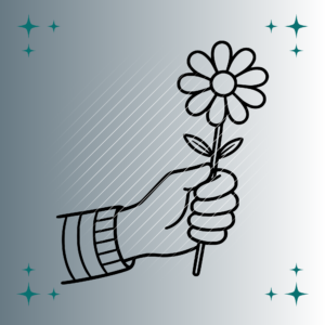 Hand Blume | Plotterdatei | SVG & PNG
