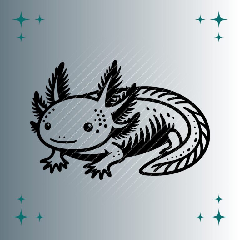 Axolotl | Plotterdatei | SVG & PNG