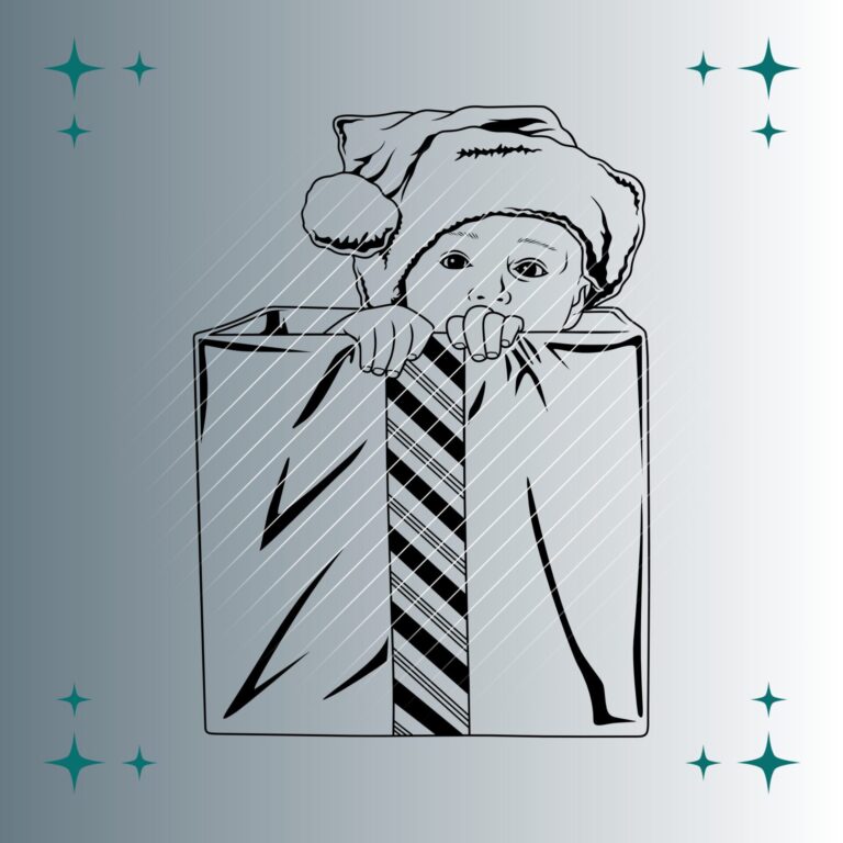 Baby Weihnachtsmütze | Plotterdatei | SVG & PNG
