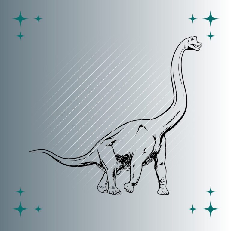 Brachiosaurus | Plotterdatei | SVG & PNG