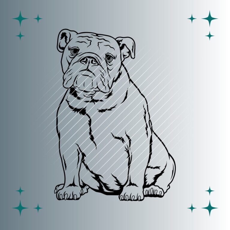 Bulldogge | Plotterdatei | SVG & PNG