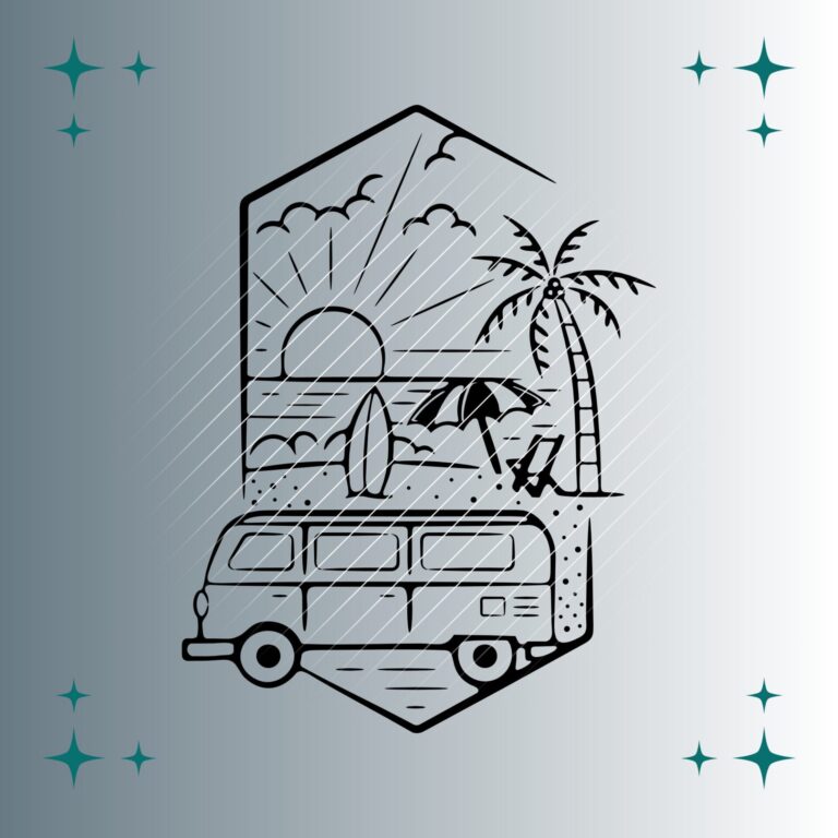 Camper #2 | Plotterdatei | SVG & PNG