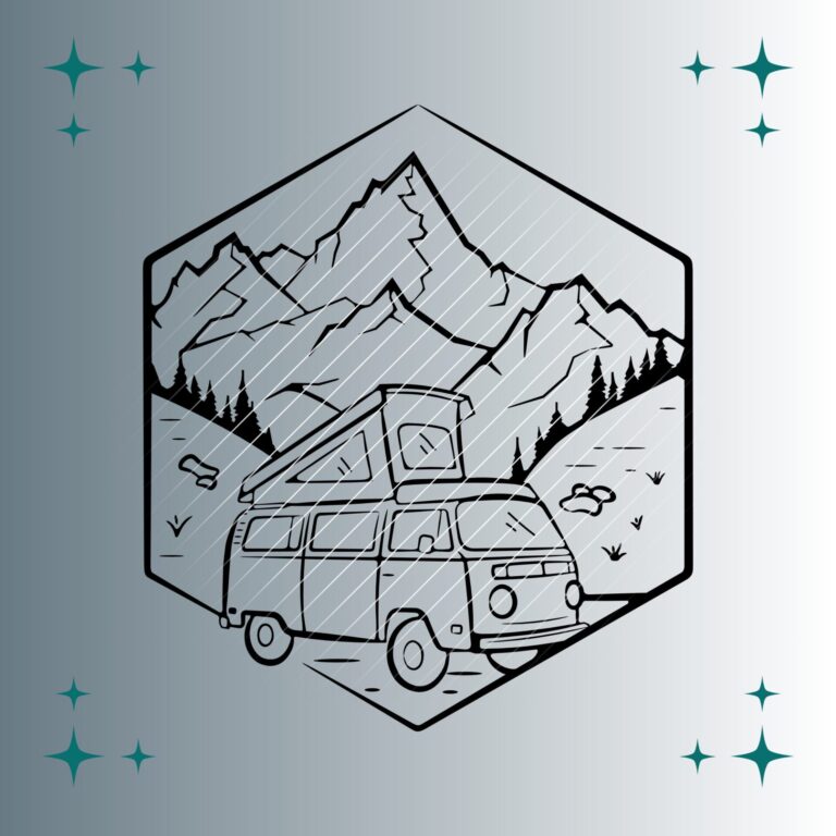 Camper #5 | Plotterdatei | SVG & PNG