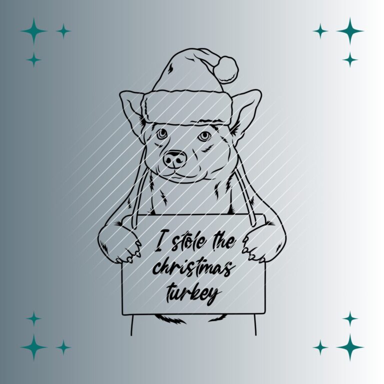 Corgi Weihnachtsmütze | Plotterdatei | SVG & PNG