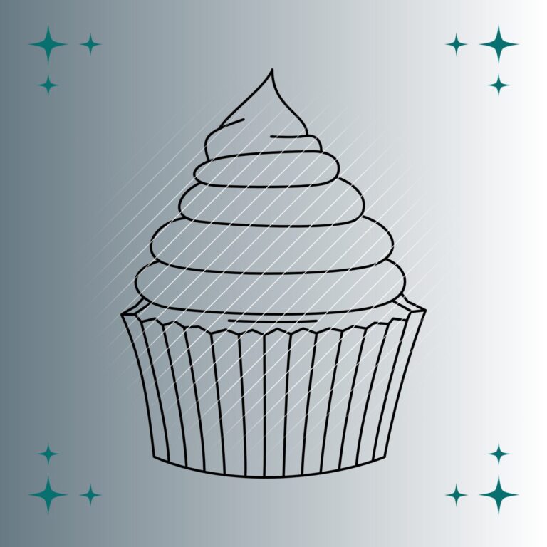 Cupcake #3 | Plotterdatei | SVG & PNG