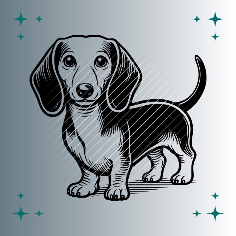 Dackel | Plotterdatei | SVG & PNG