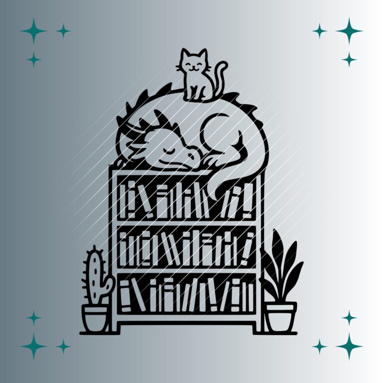 Drache & Katze | Plotterdatei | SVG & PNG