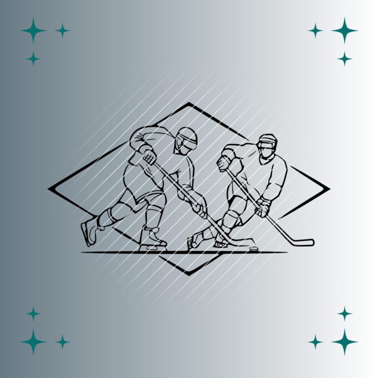 Eishockeyspieler | Plotterdatei | SVG & PNG