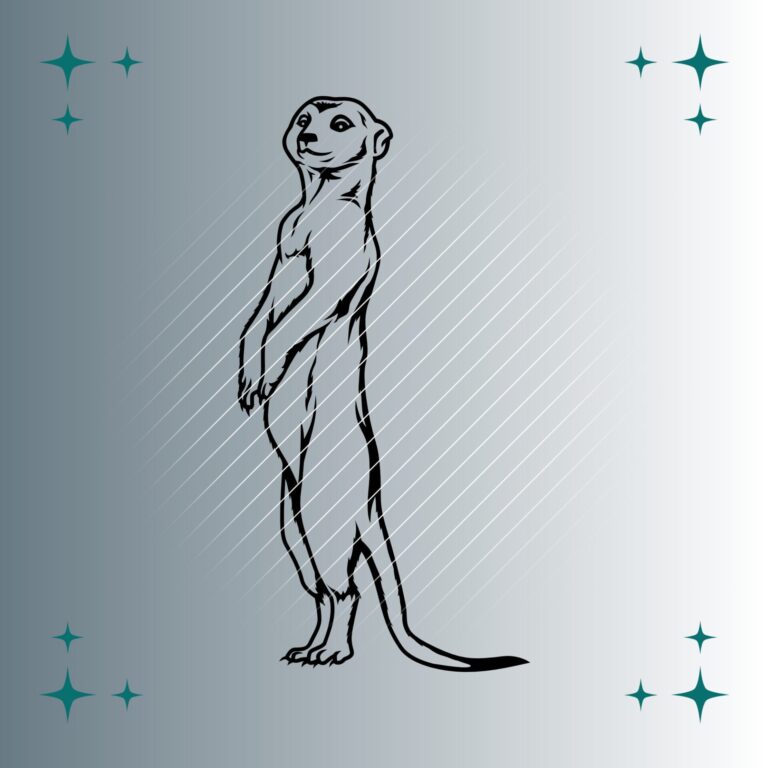 Erdmännchen | Plotterdatei | SVG & PNG