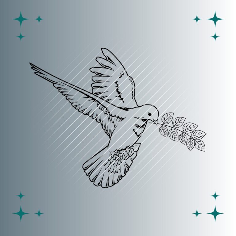 Friedenstaube | Plotterdatei | SVG & PNG