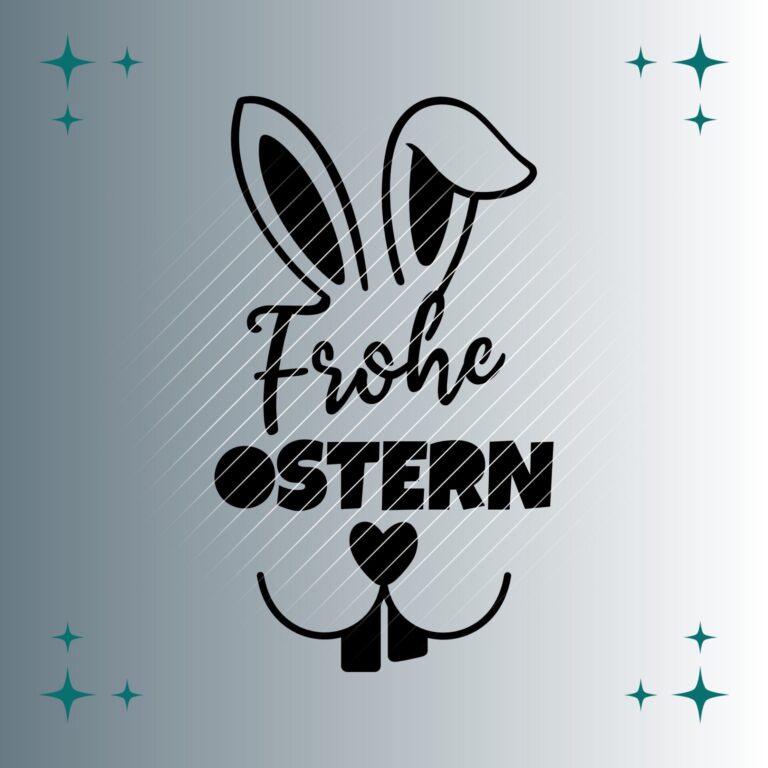 Frohe Ostern | Plotterdatei | SVG & PNG