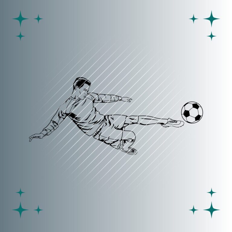 Fussballspieler| Plotterdatei | SVG & PNG