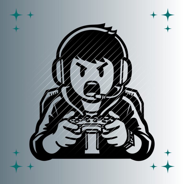 Gamer #3 | Plotterdatei | SVG & PNG