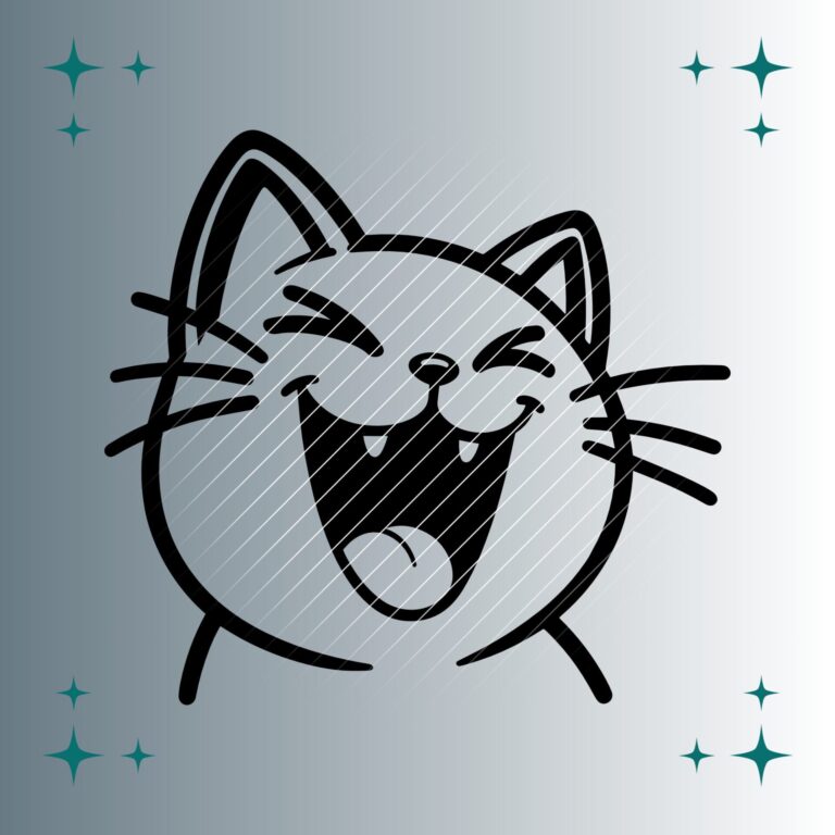 Grinsekatze #2 | Plotterdatei | SVG & PNG