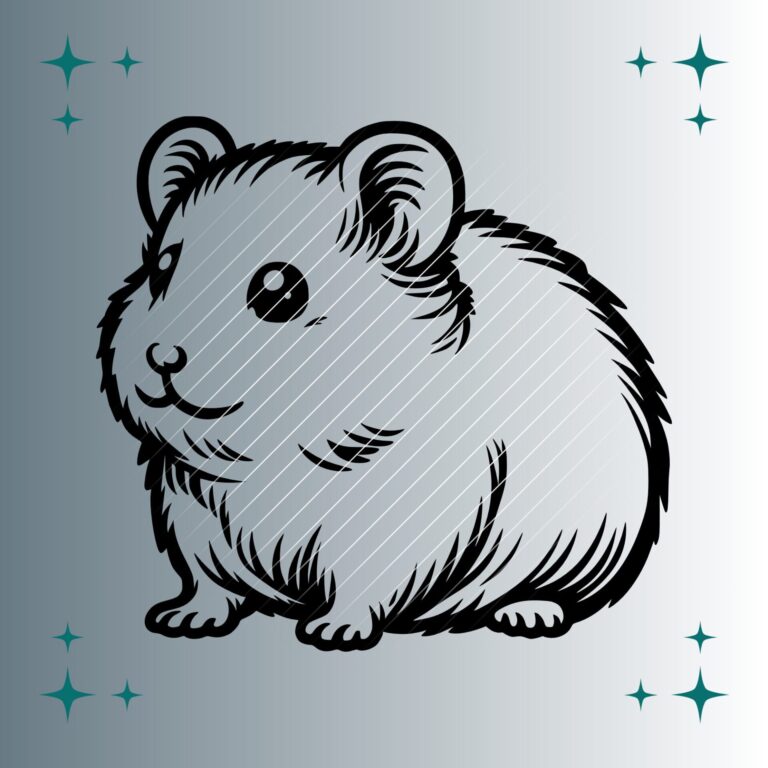 Hamster | Plotterdatei | SVG & PNG