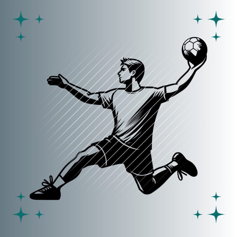 Handballspieler | Plotterdatei | SVG & PNG