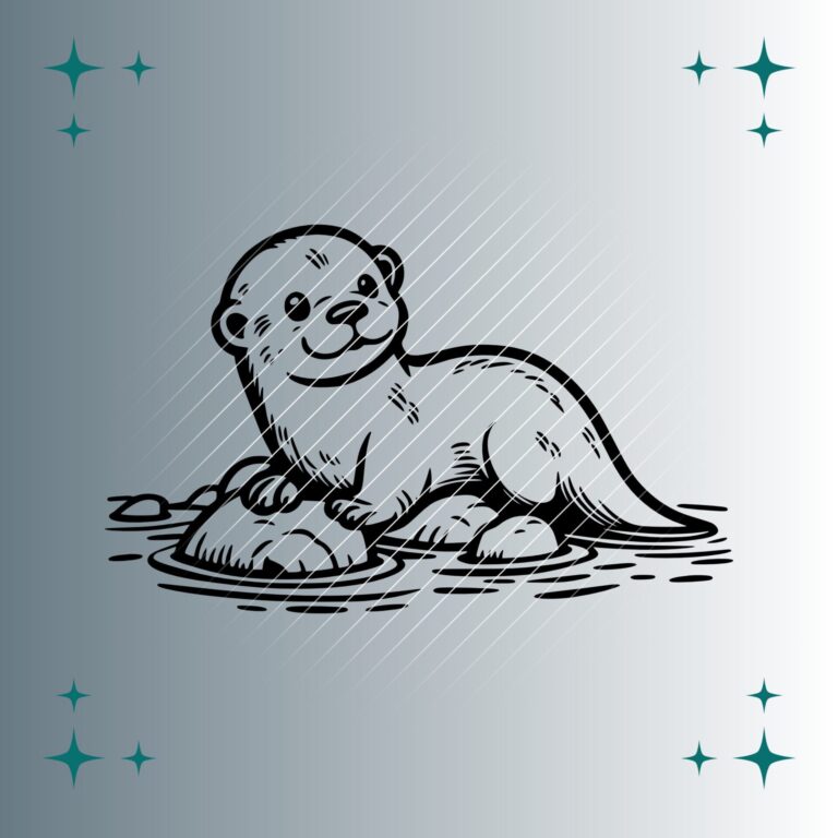 Happy Zwergotter | Plotterdatei | SVG & PNG